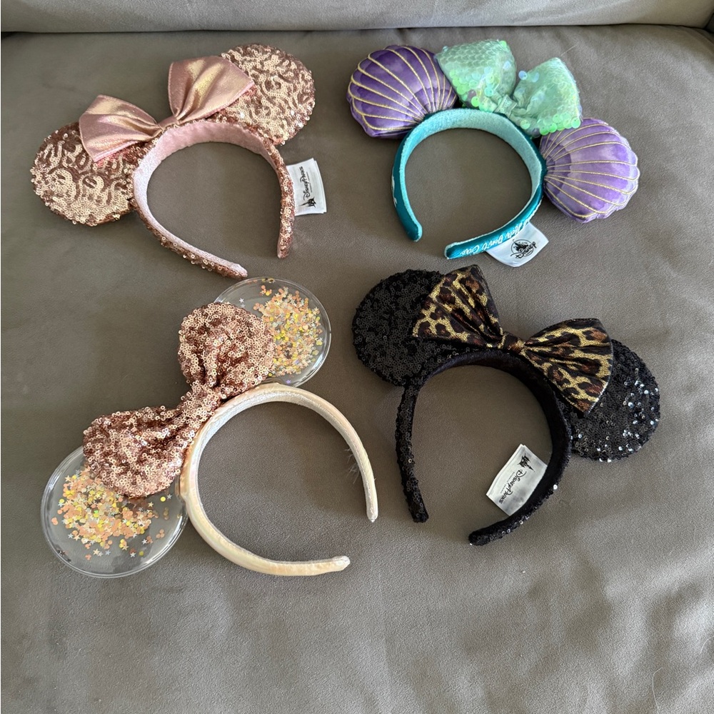 Set of 4 Disney Themed Headbands